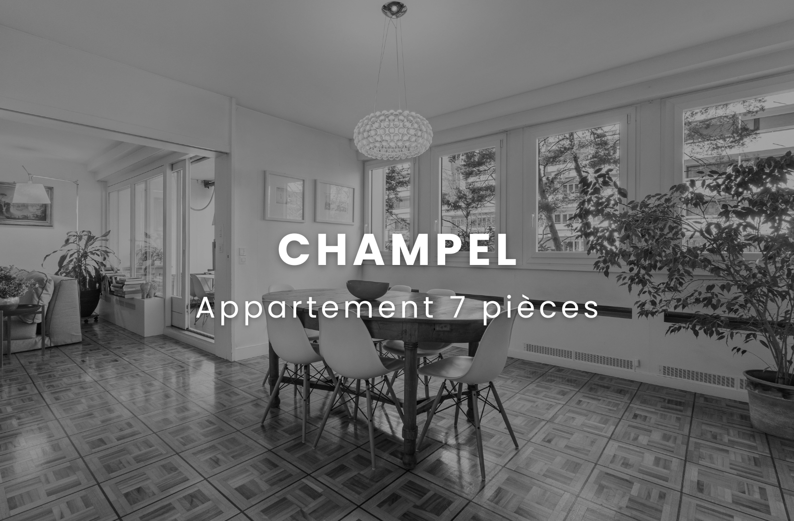 COMING SOON – CHAMPEL – 7-room family apartment