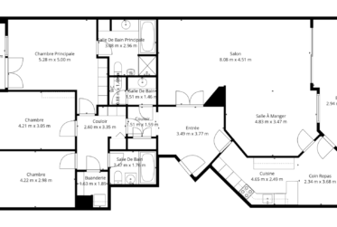 Spacious apartment in the center of Geneva (7 pièces)