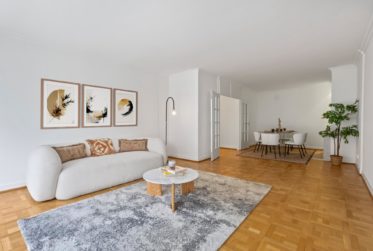 Appartement traversant avec balcons, entièrement rénové & piscines sur le toit