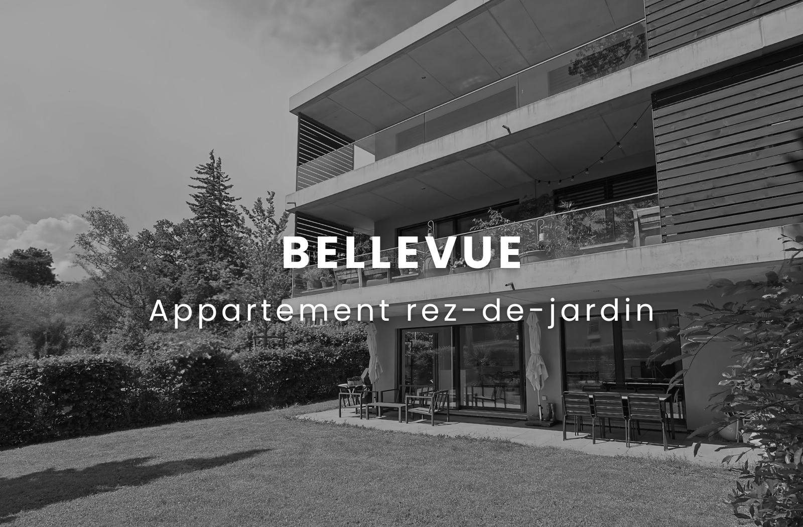 EXCLUSIVITE - APPARTEMENT D’EXCEPTION AVEC JARDIN PRIVATIF & TERRASSE